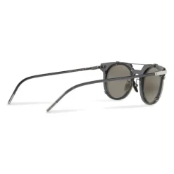 Dolce & Gabbana - Panthos Sunglasses with Metal Structure - Mirror Gray - Dolce & Gabbana Eyewear - Avvenice