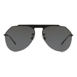 Dolce & Gabbana - Pilot Sunglasses in Metal - Black Matt - Dolce & Gabbana Eyewear - Avvenice