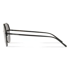 Dolce & Gabbana - Pilot Sunglasses in Metal - Black Matt - Dolce & Gabbana Eyewear - Avvenice