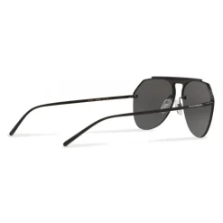 Dolce & Gabbana - Pilot Sunglasses in Metal - Black Matt - Dolce & Gabbana Eyewear - Avvenice
