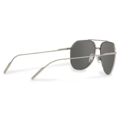 Dolce & Gabbana - Pilot Sunglasses in Gold Plated Metal - Plated Silver - Dolce & Gabbana Eyewear - Avvenice