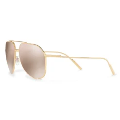 Dolce & Gabbana - Pilot Sunglasses in Gold Plated Metal - Plated Gold - Dolce & Gabbana Eyewear - Avvenice