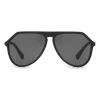 Dolce & Gabbana - Pilot Acetate Sunglasses with Key Bridge - Black - Dolce & Gabbana Eyewear - Avvenice