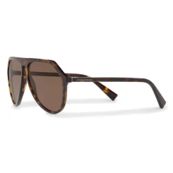 Dolce & Gabbana - Pilot Acetate Sunglasses with Key Bridge - Havana - Dolce & Gabbana Eyewear - Avvenice