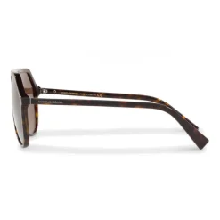 Dolce & Gabbana - Pilot Acetate Sunglasses with Key Bridge - Havana - Dolce & Gabbana Eyewear - Avvenice