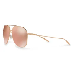 Dolce & Gabbana - Pilot Sunglasses in Gold Plated Metal - Plated Rose Gold - Dolce & Gabbana Eyewear - Avvenice