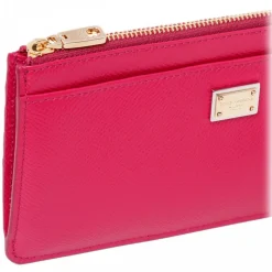 Dolce & Gabbana - Pink Logo Plaque Wallet - Dolce & Gabbana Exclusive Luxury Collection - Avvenice