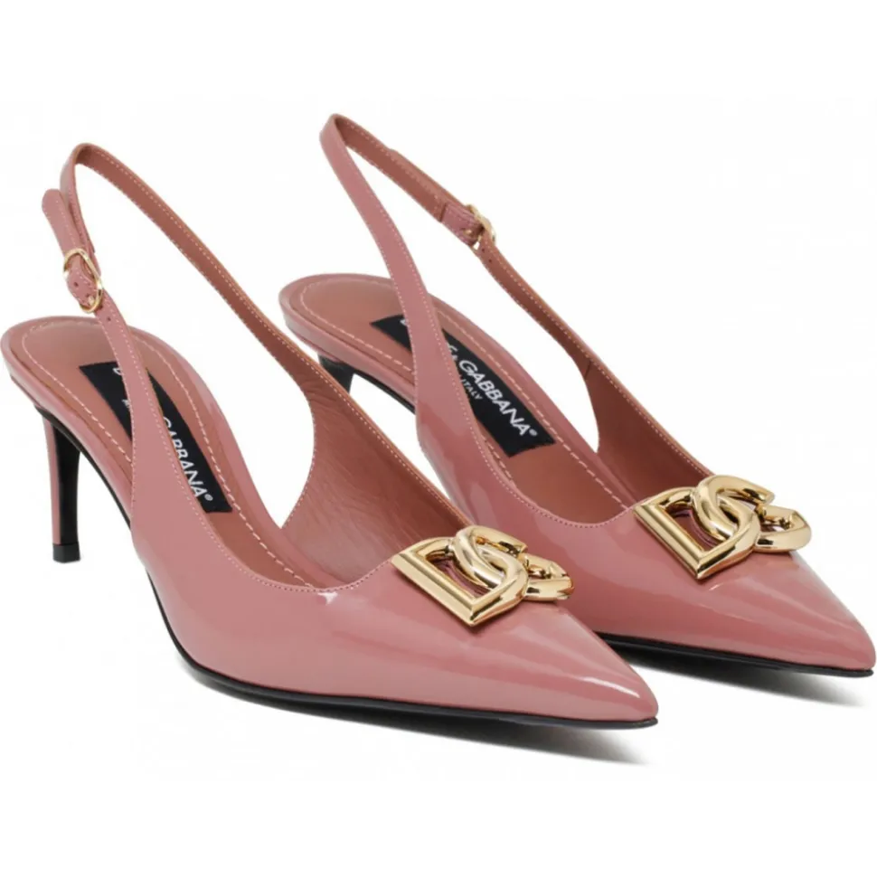 Dolce & Gabbana - Pink Lollo Slingbacks - Dolce & Gabbana Exclusive Luxury Collection - Avvenice