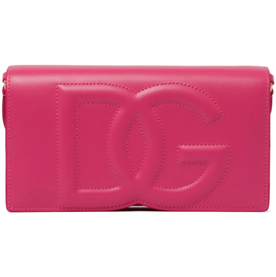 Dolce & Gabbana - Pink Phone Bag DG Logo - Dolce & Gabbana Exclusive Luxury Collection - Avvenice