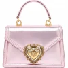 Dolce & Gabbana - Pink Small Devotion Bag - Dolce & Gabbana Exclusive Luxury Collection - Avvenice
