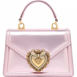 Dolce & Gabbana - Pink Small Devotion Bag - Dolce & Gabbana Exclusive Luxury Collection - Avvenice