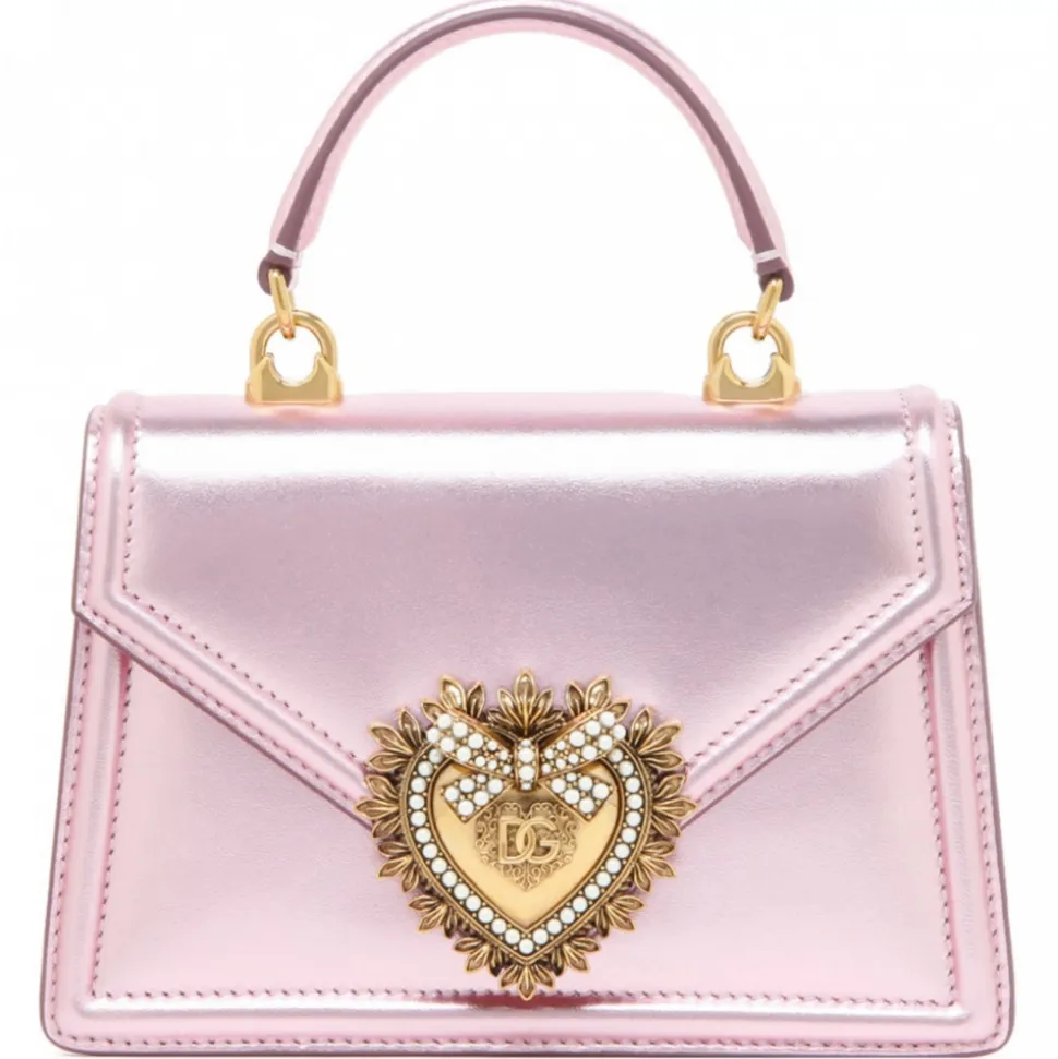 Dolce & Gabbana - Pink Small Devotion Bag - Dolce & Gabbana Exclusive Luxury Collection - Avvenice