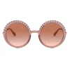Dolce & Gabbana - Plisse Sunglasses - Pink - Dolce & Gabbana Eyewear - Avvenice