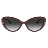Dolce & Gabbana - Plisse Sunglasses - Burgundy - Dolce & Gabbana Eyewear - Avvenice