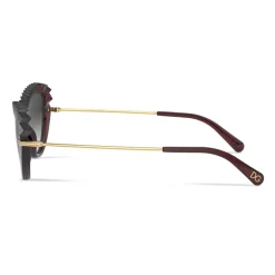 Dolce & Gabbana - Plisse Sunglasses - Burgundy - Dolce & Gabbana Eyewear - Avvenice