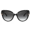 Dolce & Gabbana - Plisse Sunglasses - Black - Dolce & Gabbana Eyewear - Avvenice