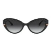 Dolce & Gabbana - Plisse Sunglasses - Black - Dolce & Gabbana Eyewear - Avvenice