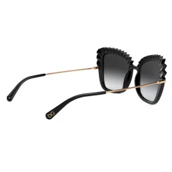 Dolce & Gabbana - Plisse Sunglasses - Black - Dolce & Gabbana Eyewear - Avvenice