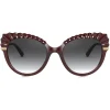 Dolce & Gabbana - Plisse Sunglasses - Burgundy - Dolce & Gabbana Eyewear - Avvenice