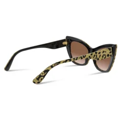 Dolce & Gabbana - Print Family Sunglasses - Leo Print and Gold - Dolce & Gabbana Eyewear - Avvenice