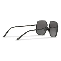 Dolce & Gabbana - Rectangular Sunglasses with Metal Bridge - Black Matt - Dolce & Gabbana Eyewear - Avvenice