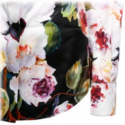 Dolce & Gabbana - Roseto Print Satin Shirt - Dolce & Gabbana Exclusive Luxury Collection - Avvenice
