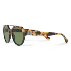 Dolce & Gabbana - Round Sunglasses with Double Bridge - Havana - Dolce & Gabbana Eyewear - Avvenice