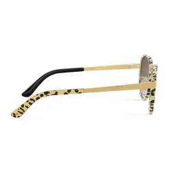 Dolce & Gabbana - Round Sunglasses Print Family - Leo Glitter - Dolce & Gabbana Eyewear - Avvenice