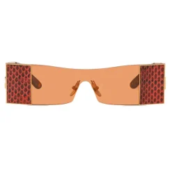 Dolce & Gabbana - Sicilian Jungle Sunglasses - Orange - Dolce & Gabbana Eyewear - Avvenice