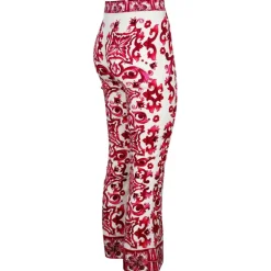Dolce & Gabbana - Silk Majolica Print Trousers - Dolce & Gabbana Exclusive Luxury Collection - Avvenice