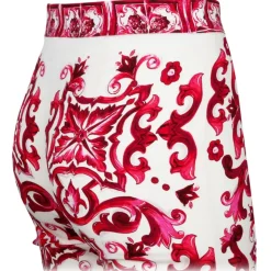 Dolce & Gabbana - Silk Majolica Print Trousers - Dolce & Gabbana Exclusive Luxury Collection - Avvenice