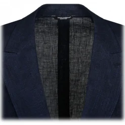 Dolce & Gabbana - Single-Breasted Linen-Blend Jacket - Dolce & Gabbana Exclusive Luxury Collection - Avvenice