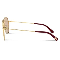 Dolce & Gabbana - Slim Sunglasses - Gold - Dolce & Gabbana Eyewear - Avvenice