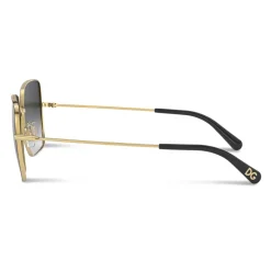 Dolce & Gabbana - Slim Sunglasses - Gold Black - Dolce & Gabbana Eyewear - Avvenice