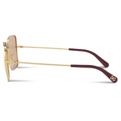 Dolce & Gabbana - Slim Sunglasses - Gold - Dolce & Gabbana Eyewear - Avvenice