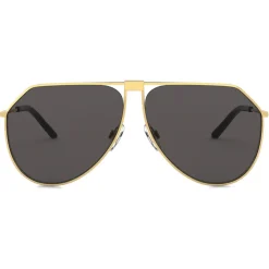 Dolce & Gabbana - Slim Sunglasses - Gold - Dolce & Gabbana Eyewear - Avvenice