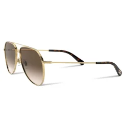 Dolce & Gabbana - Slim Sunglasses - Gold Brown - Dolce & Gabbana Eyewear - Avvenice