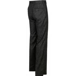 Dolce & Gabbana - Smoky Black Wool Trousers - Dolce & Gabbana Exclusive Luxury Collection - Avvenice