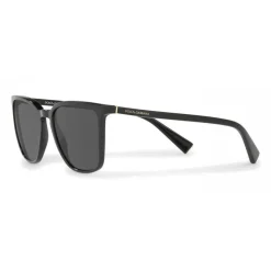 Dolce & Gabbana - Square Sunglasses in Acetate - Glossy Black - Dolce & Gabbana Eyewear - Avvenice