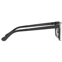 Dolce & Gabbana - Square Sunglasses with Metal Structure - Shiny Black - Dolce & Gabbana Eyewear - Avvenice