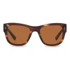 Dolce & Gabbana - Square Sunglasses in Acetate - Brown Striped - Dolce & Gabbana Eyewear - Avvenice