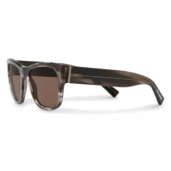 Dolce & Gabbana - Square Sunglasses in Acetate - Grey Striped - Dolce & Gabbana Eyewear - Avvenice