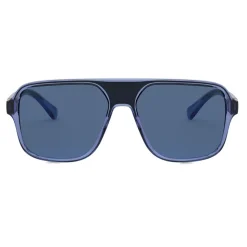 Dolce & Gabbana - Step Injection Sunglasses - Blue Black - Dolce & Gabbana Eyewear - Avvenice