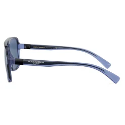 Dolce & Gabbana - Step Injection Sunglasses - Blue Black - Dolce & Gabbana Eyewear - Avvenice