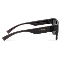 Dolce & Gabbana - Step Injection Sunglasses - Grey Black - Dolce & Gabbana Eyewear - Avvenice