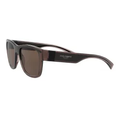 Dolce & Gabbana - Step Injection Sunglasses - Brown Black - Dolce & Gabbana Eyewear - Avvenice