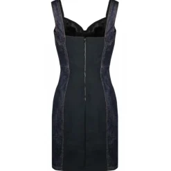 Dolce & Gabbana - Stretch Design Denim Dress - Dolce & Gabbana Exclusive Luxury Collection - Avvenice