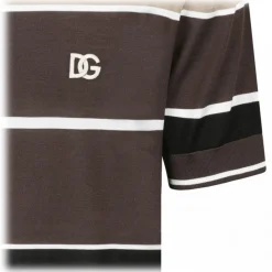 Dolce & Gabbana - Striped Polo Shirt - Dolce & Gabbana Exclusive Luxury Collection - Avvenice