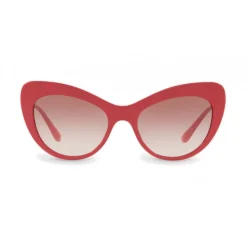 Dolce & Gabbana - Sunglasses Cat-Eye Sunglasses with Crystals - Fuchsia - Dolce & Gabbana Eyewear - Avvenice