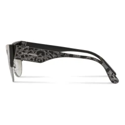 Dolce & Gabbana - Sunglasses Cat-Eye in Acetate - Leo with Silver Glitter - Dolce & Gabbana Eyewear - Avvenice